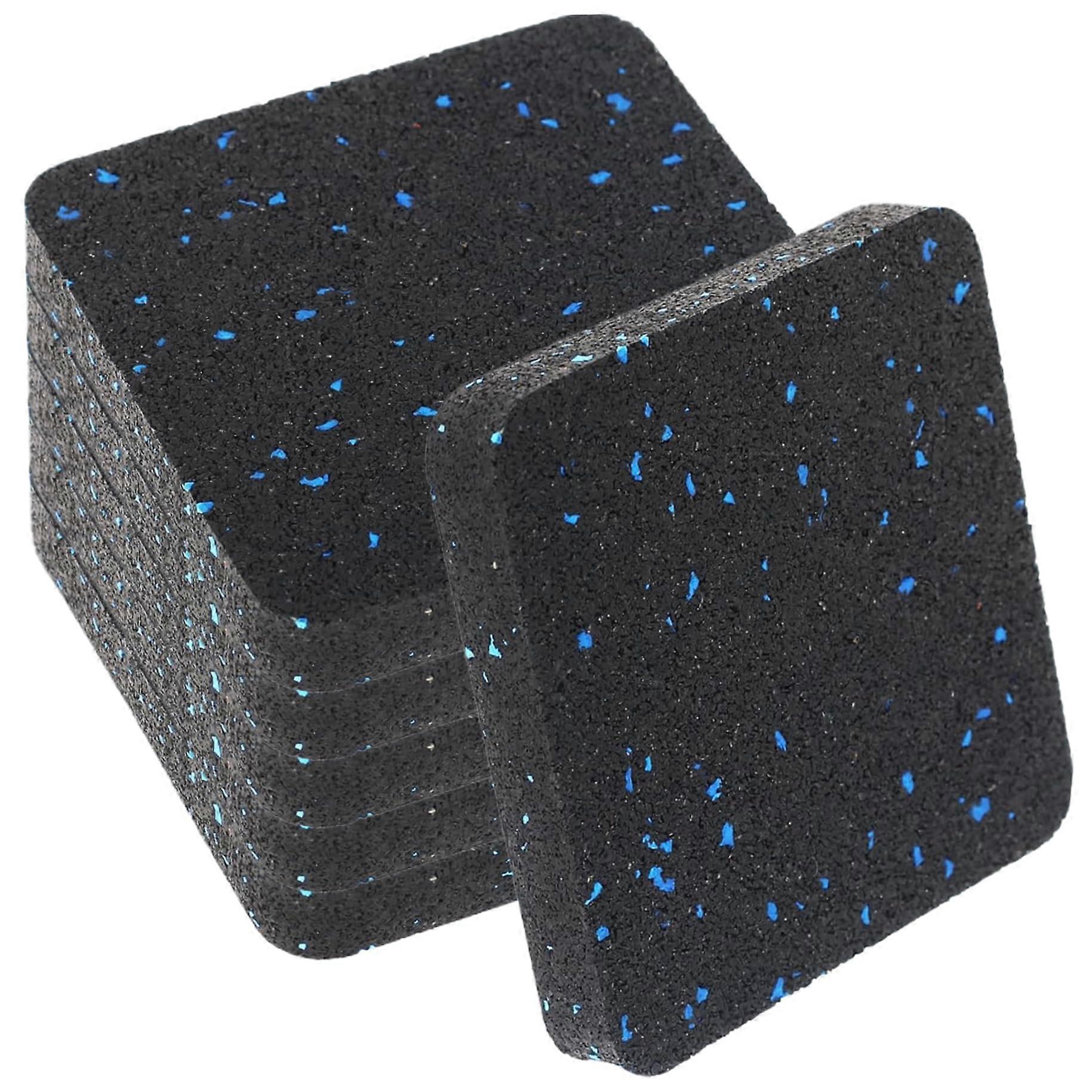 Antivibration pads, 3.9x3.9x0.4 inches, 6 pieces, density rubber