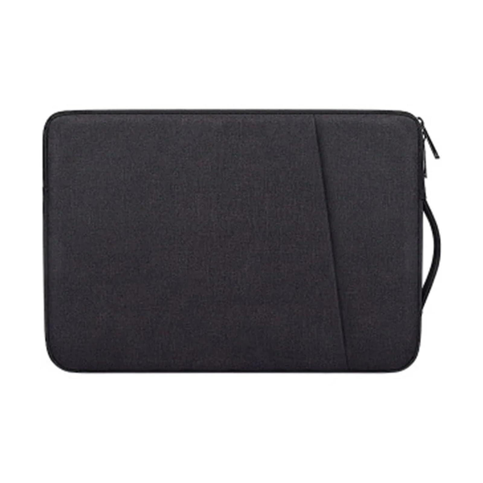 Laptop Sleeve 15 Inch Black, Portable PC Case, Large Capacity Laptop Bag, Protective Notebook Cover (37x26x2cm)