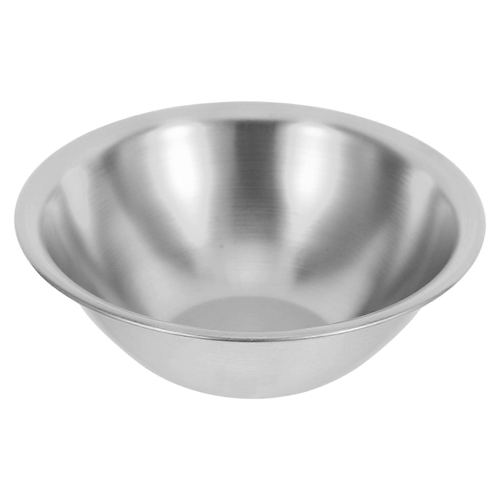 Stainless Steel V Shaped Bowl for Salad, Ramen, and Condiments Single Layer Serving Dish with Matte Finish for Restaurants and Dining