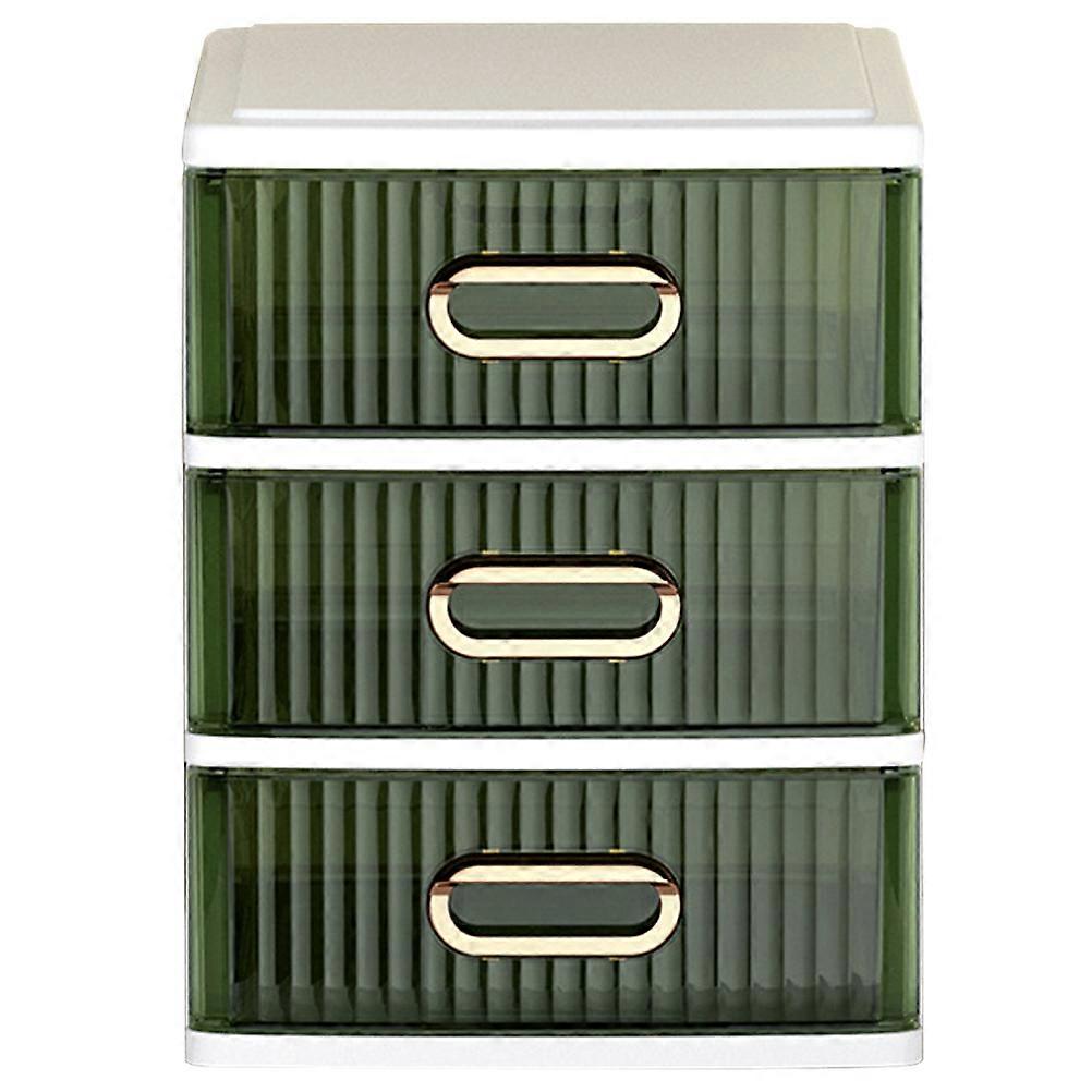 Drawer Type Desktop Organizer Plastic Storage Box For Bathroom Office 30x24x17cm Cosmetic Storage 1Pcs