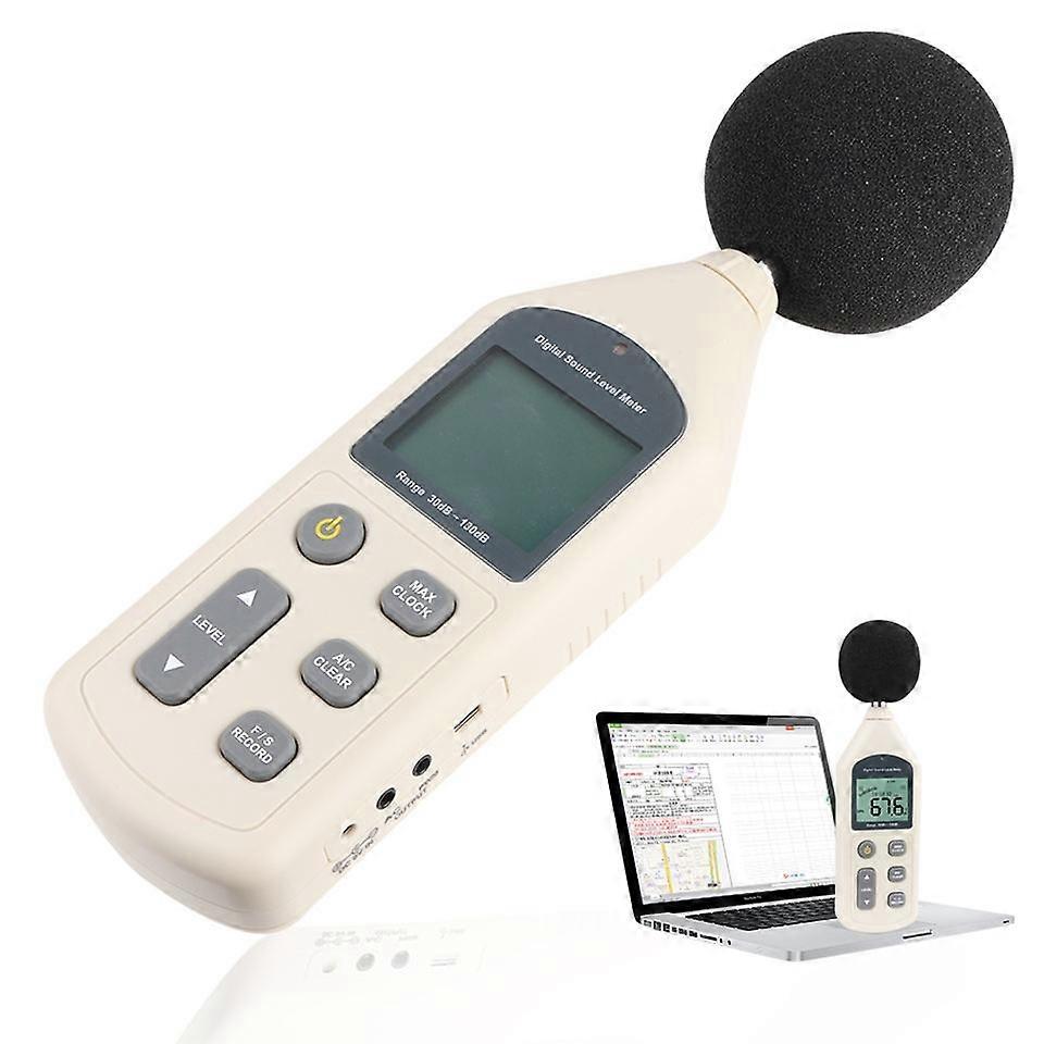 HG Digital Sound Level Meter Rz1356 With USB Connection To Pc Sound Tester