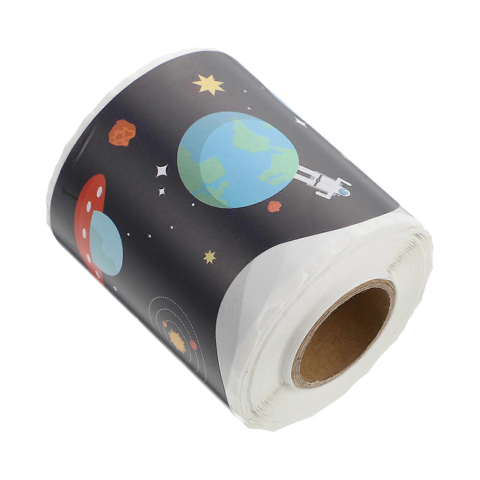 Blackboard Stickers Space Themed for Decor 1Pcs Decorative Border Sticker