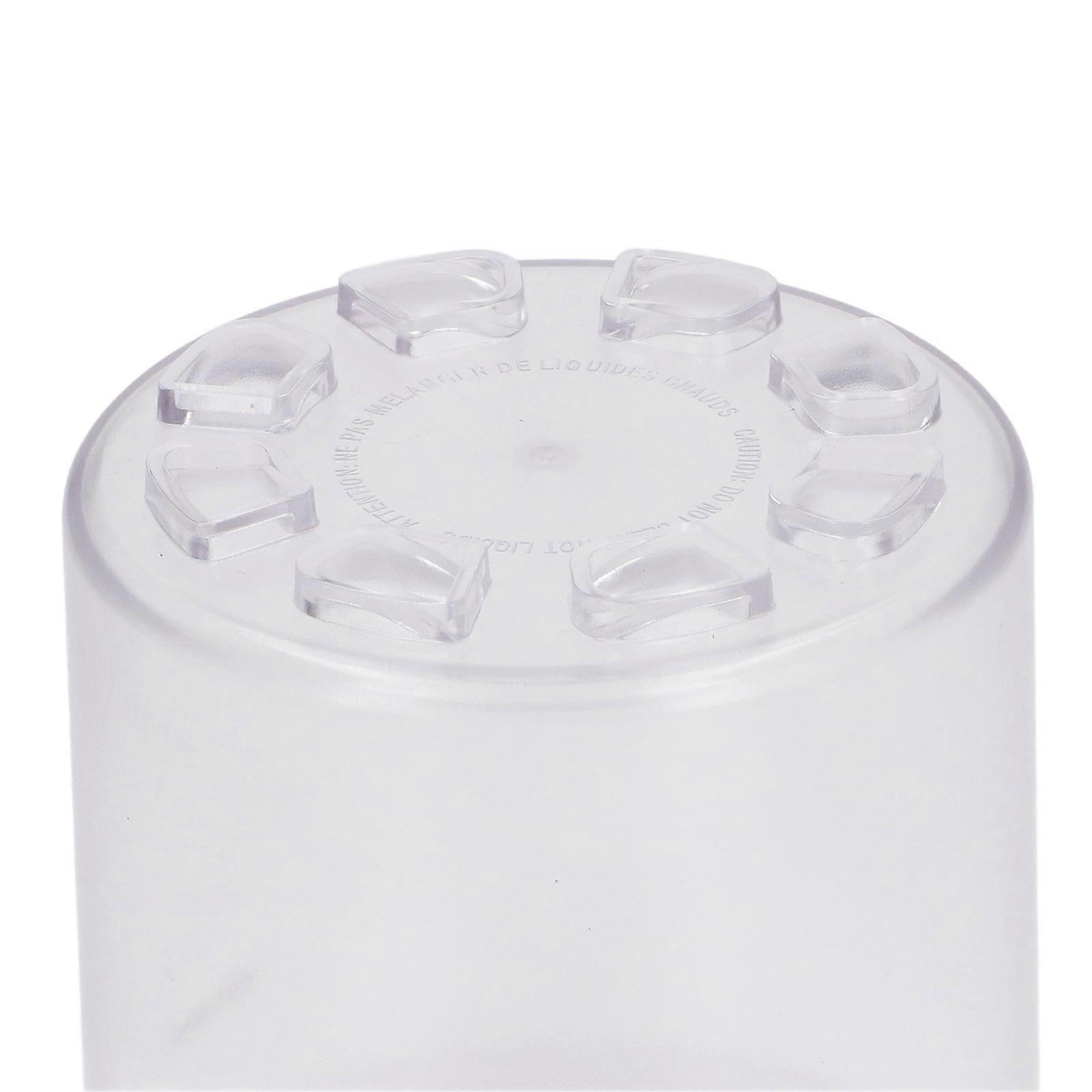 Ice Cream Pints Cup PET Lid Transparent PC Cup Body Ice Cream Container for NC299AM C300s Series Blue