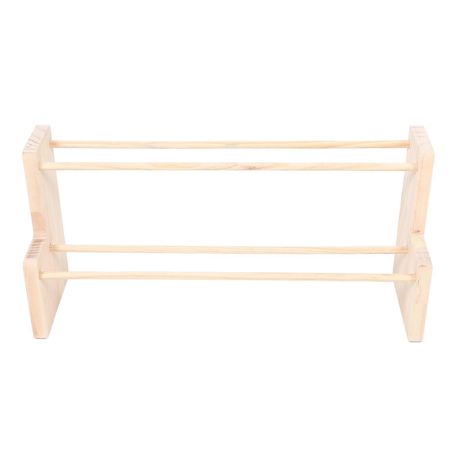 Ribbon Storage Organizer Set Wooden Holding Ribbon Tool For Home Use 1Pack
