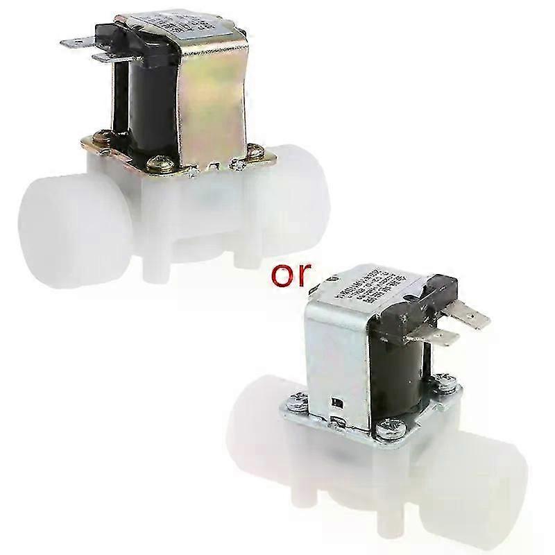 Water Air 3/4 AC 220V PP N/C Electric Solenoid Valve Water Control Diverter Device Plastic Solenoid Valve Switch Normally Close