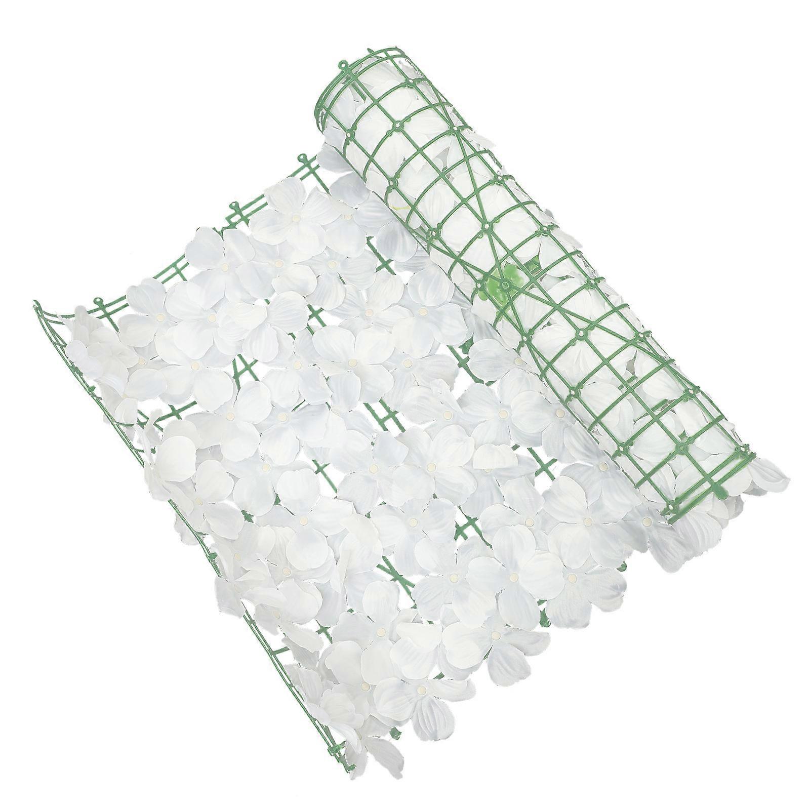 Artificial Fence Screen with Plants and Flowers for Balcony Hedge and Garden Decoration