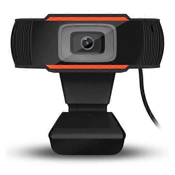720P HD webcam, 5MP built-in microphone, USB desktop computer webcam, 180° rotatable