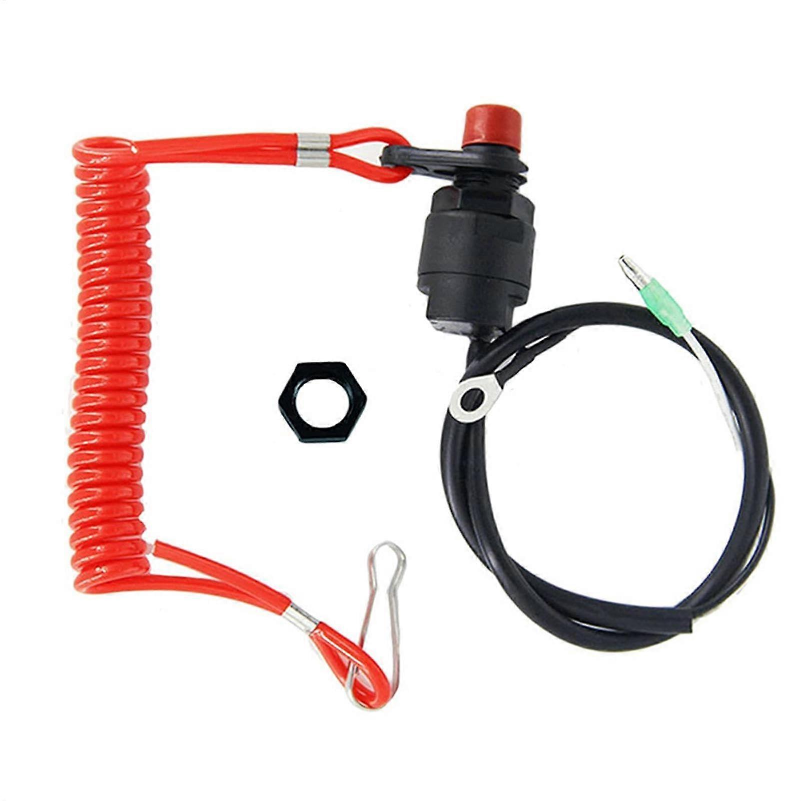 Snowmobile Emergency Switch - Marine Waterproof Key Switch for Outdoor Equipment - Durable Powersport Starter