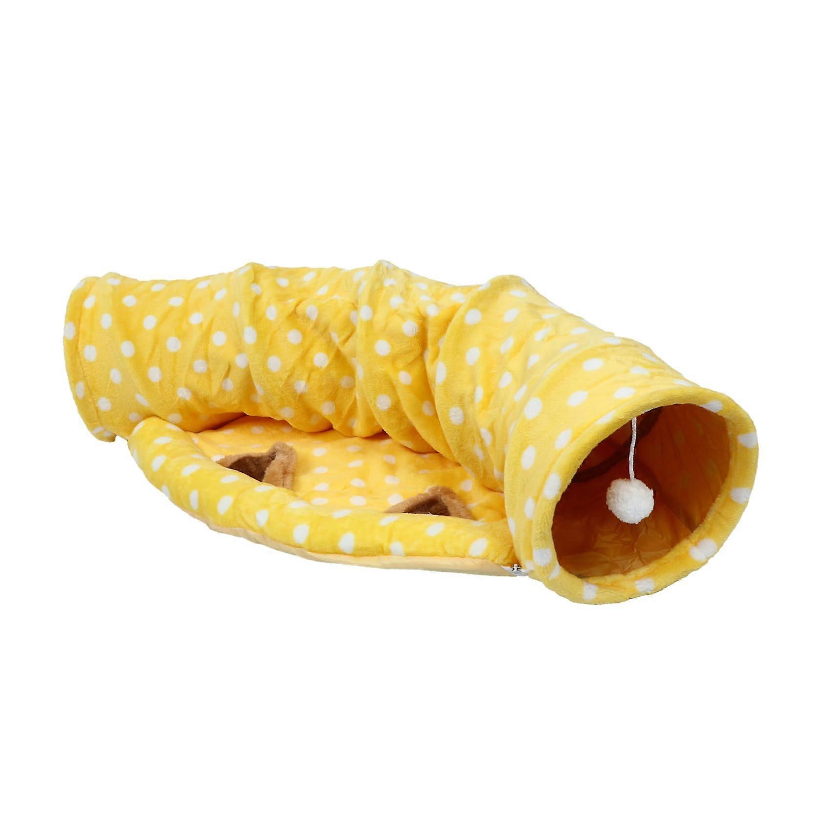 1 x Foldable Cat Tunnel, Interactive Cat Toy for Cats, Comfortable for Entertainment and Stress Relief