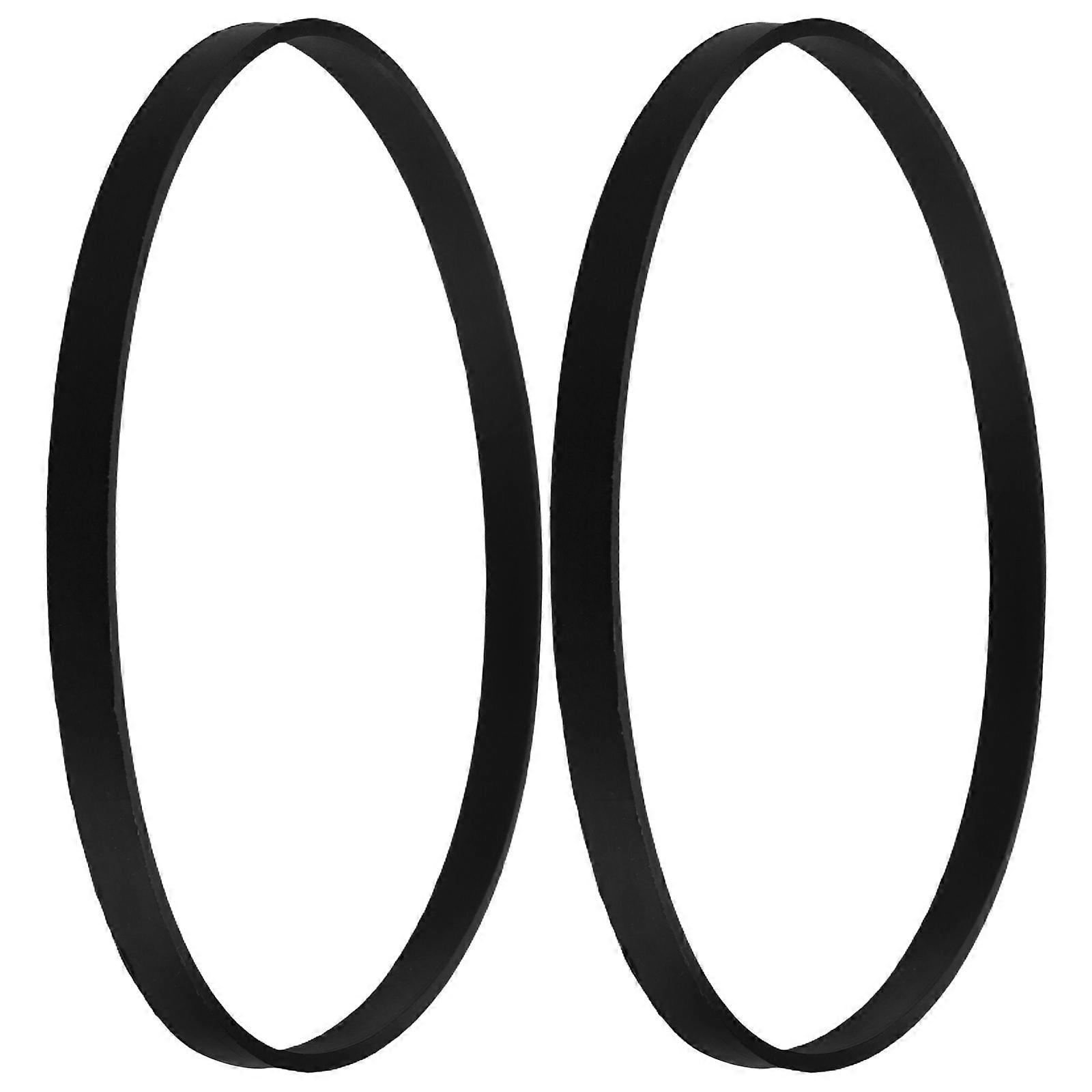 Woodworking Saw Rubber Belt for Manual Chainsaw Maintenance Black Elastic High Efficiency Cutting 2pcs