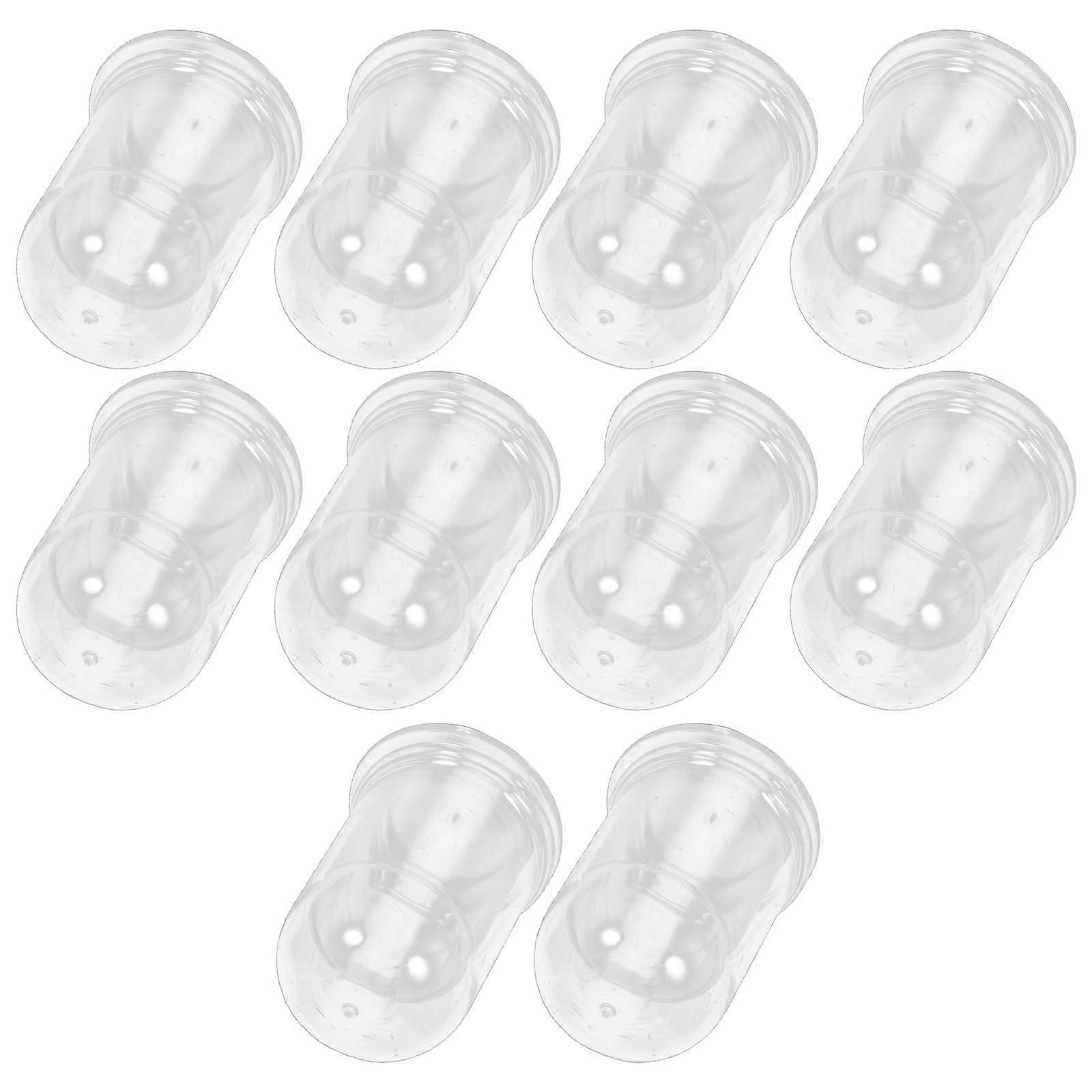 Acrylic Toothpick Holder Clear Storage Box Transparent Portable Use Home Office Restaurant Travel 10Set
