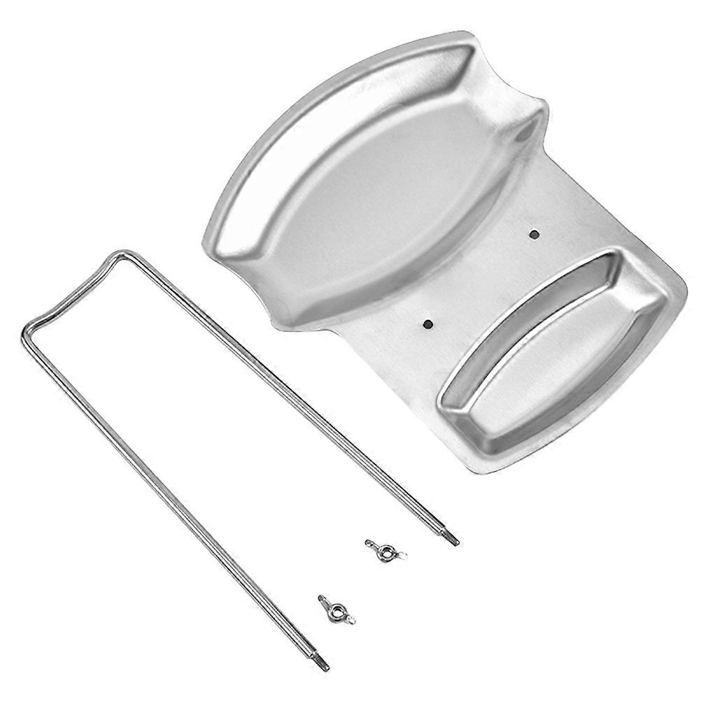 Pot Lid Rack And Spoon Rest Stand For Cooking Use Rectangular Shape 19X15.5X20Cm Rust-resistant Design 1Pcs