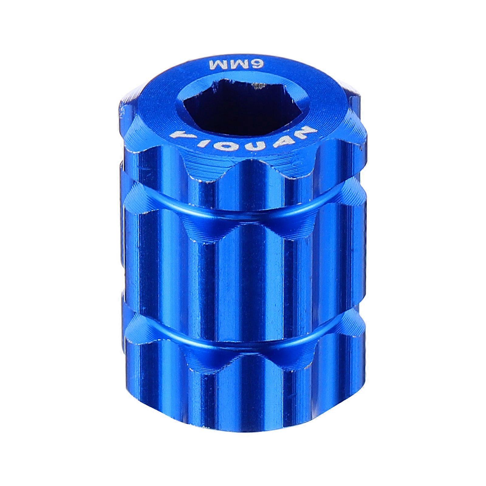 Aluminum Alloy Crank Extractor Wrench Tool for Mountain and Road Bikes – Lightweight, Portable, and Durable Design for Easy Crank Cap Removal and