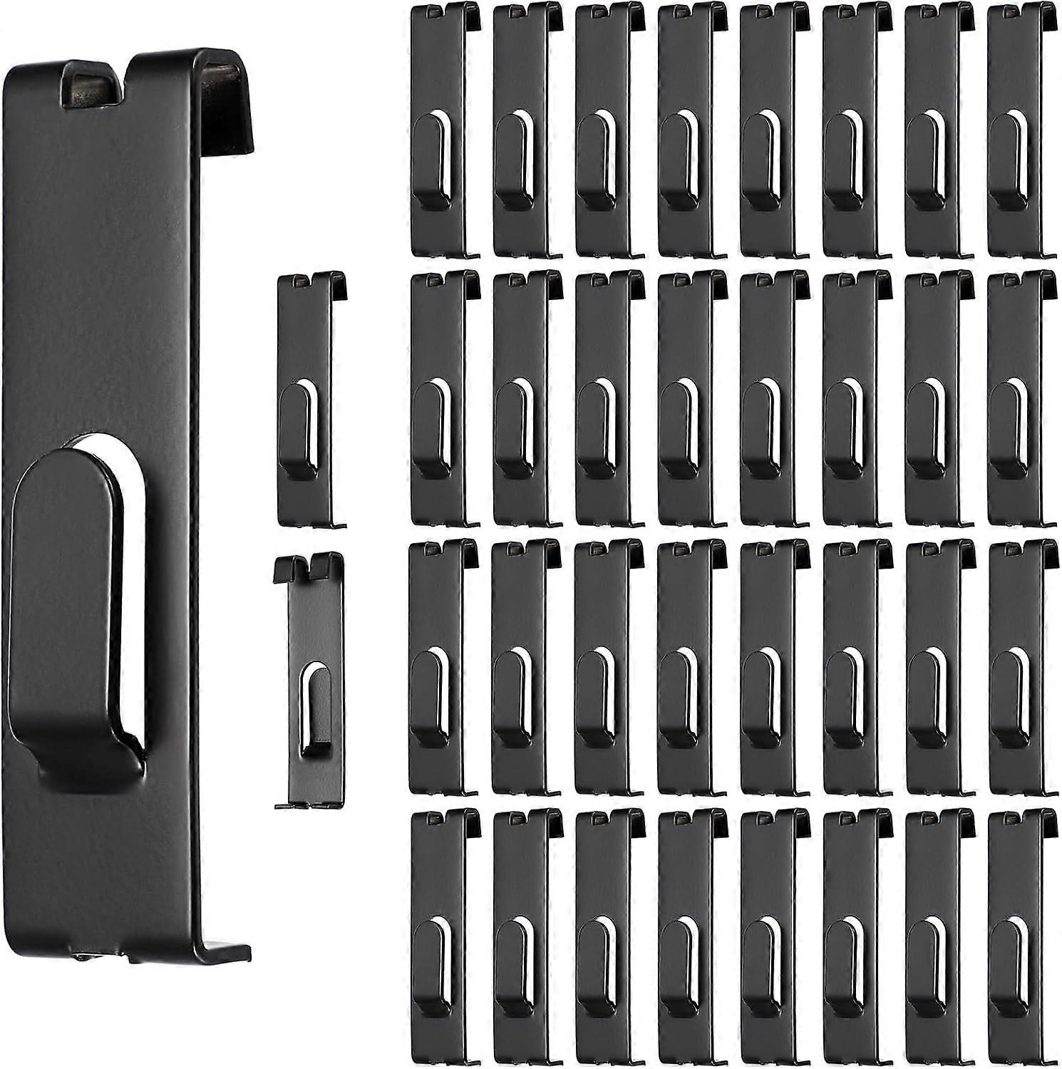 Grid Wall Hangers 35 Packs Black Display Hooks for Grid