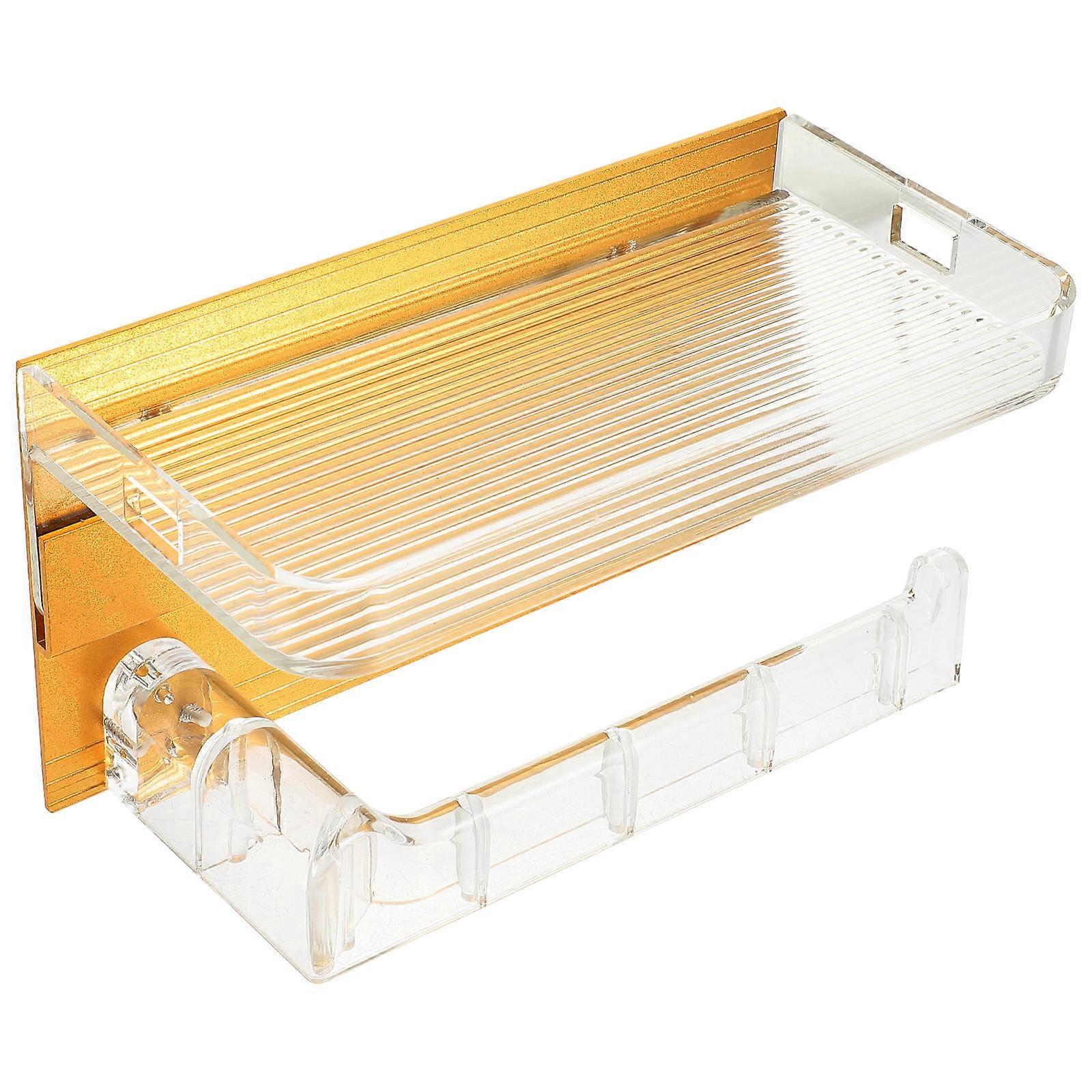 Modern Design Tissue Storage Holder Rack For Daily Life Convenience Wall Mounted Size 18X9X10CM 1 Set