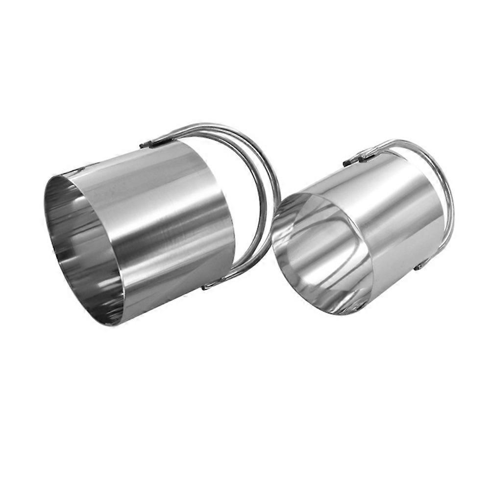 Stainless Steel Round Cookie Mousse Rings with Handle Baking Set Non Stick Biscuit Fondant Cutters and Molds