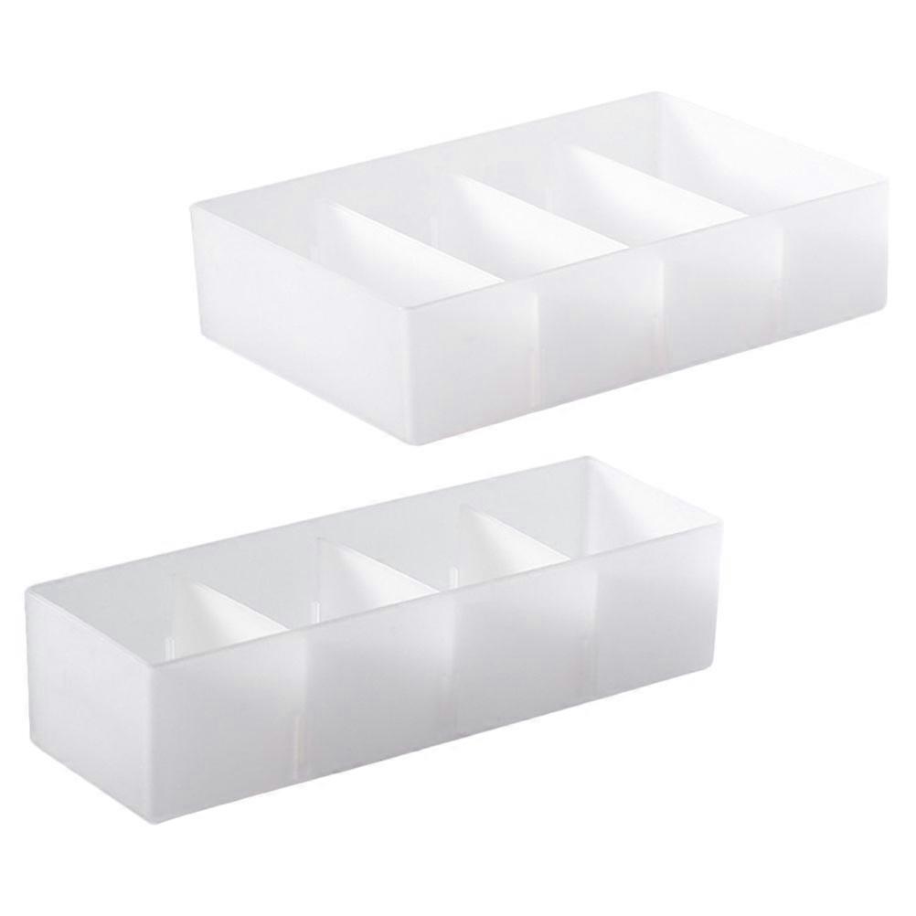 Drawer Dividers Organizer Compartments Storage Box for 2Pcs Home Organization