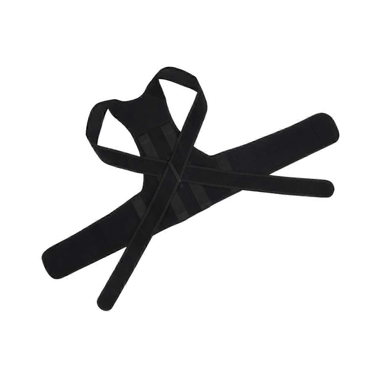 Humpback Correction Belt Back Corrector Student Back Stretcher Refill Reusable Back Smoother Professional Corrector Student Posture Black Ok Fabric