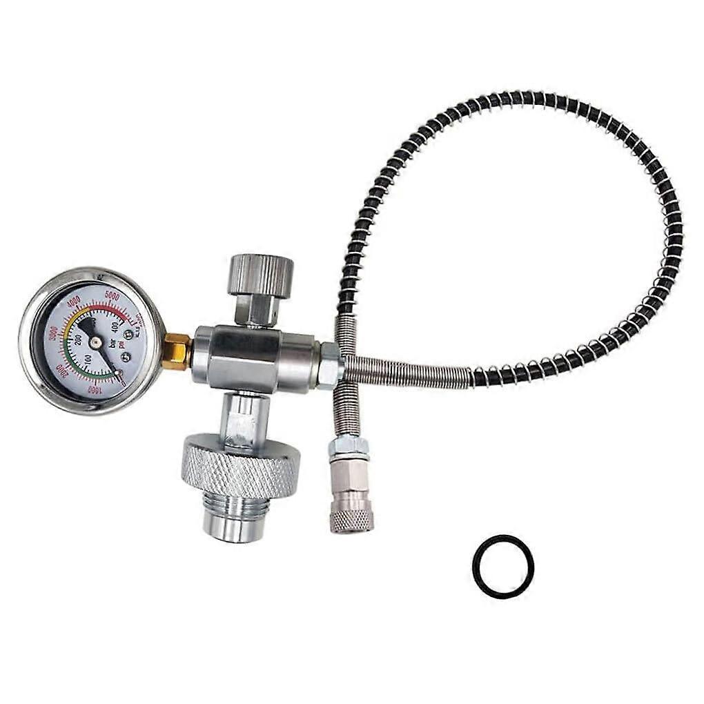 Diving Tank Filling Station for Divers with Gastank Adapter, Springs, Hose - Versatile Application and Premium Craftsmanship