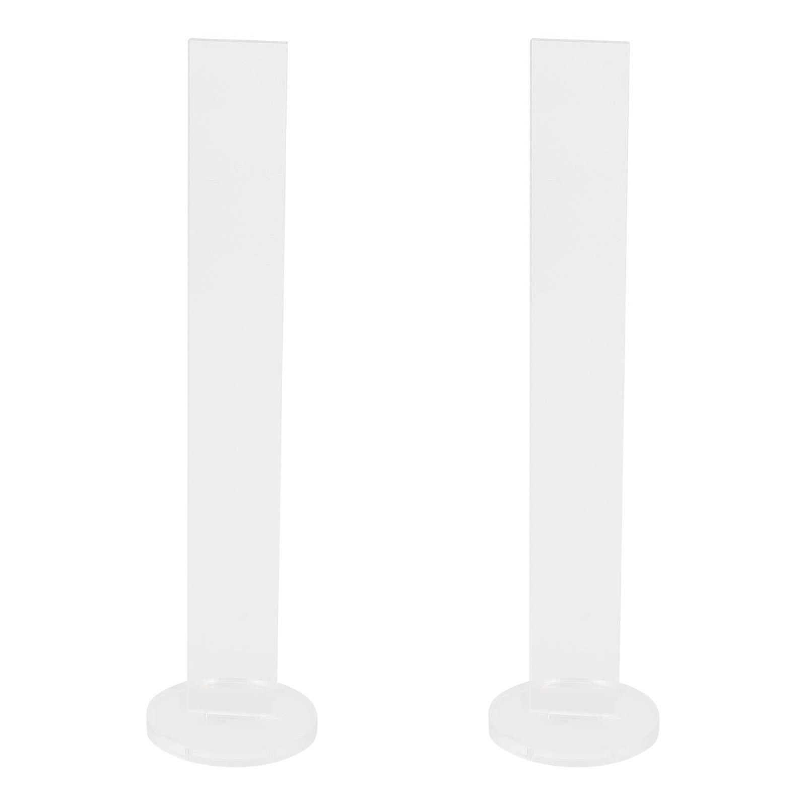 Adhesive Tape Rack for Home Transparent Acrylic Stands for Washi Tape Durable Easy to Assemble 2 Sets