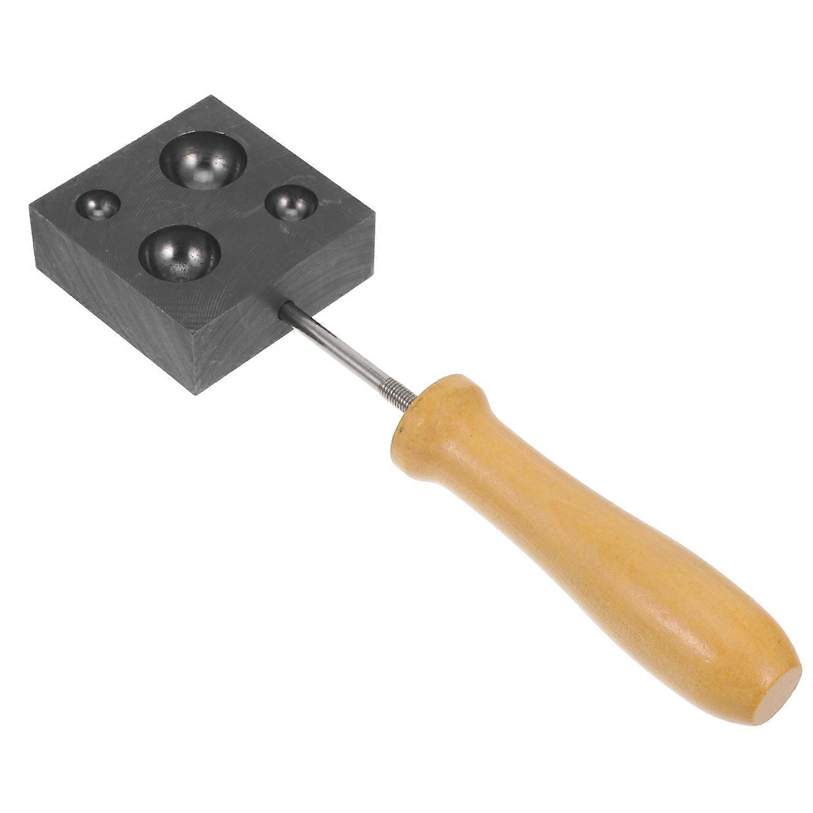 Graphite Mold for Glass Lampwork Half Sphere Design Ideal for Metal Casting and Smelting Branding Iron for Wood and Food 19.50X5.50X2.00cm
