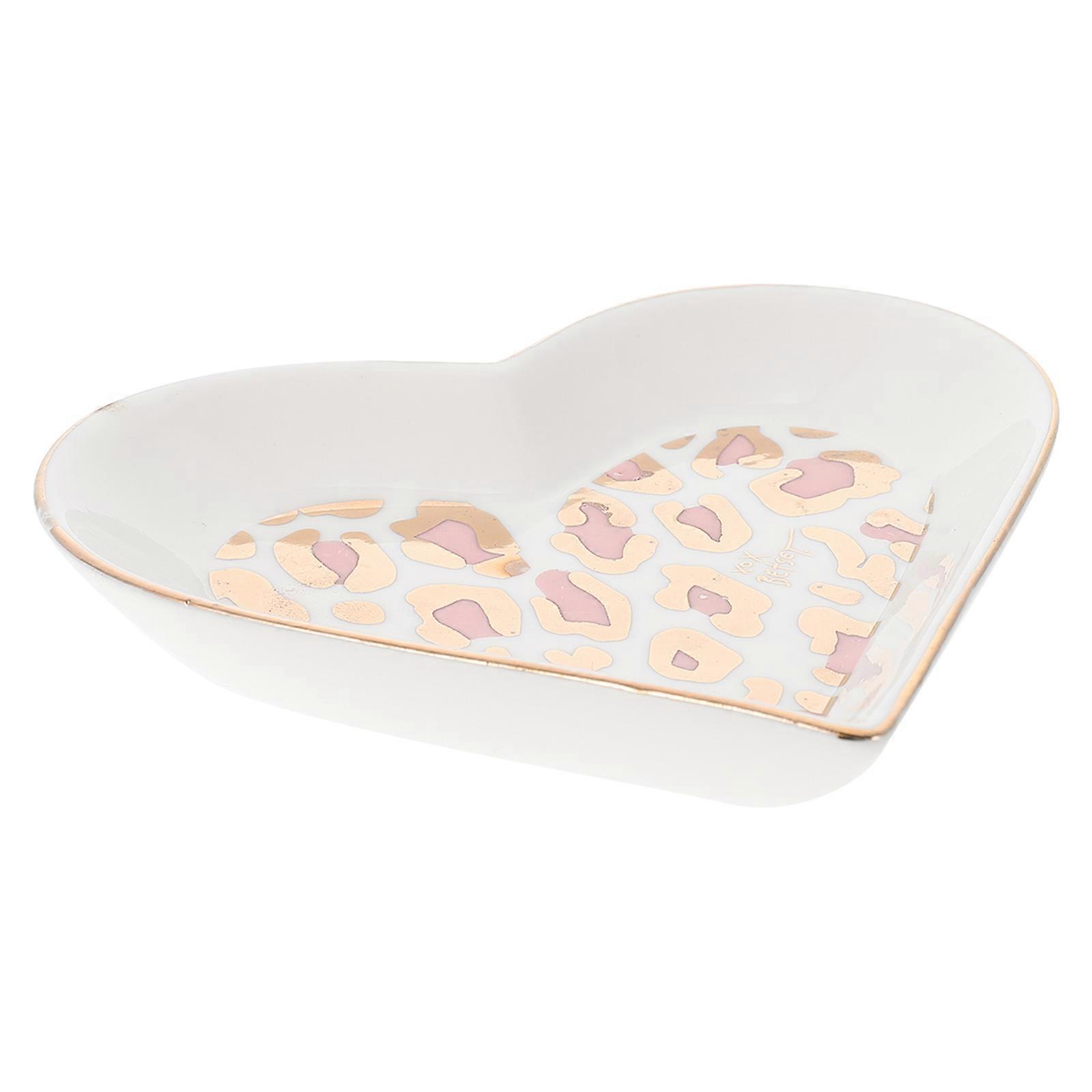 Romantic Heart Shaped Platter Serving Tray For Home Decoration 13X13CM 1Pack
