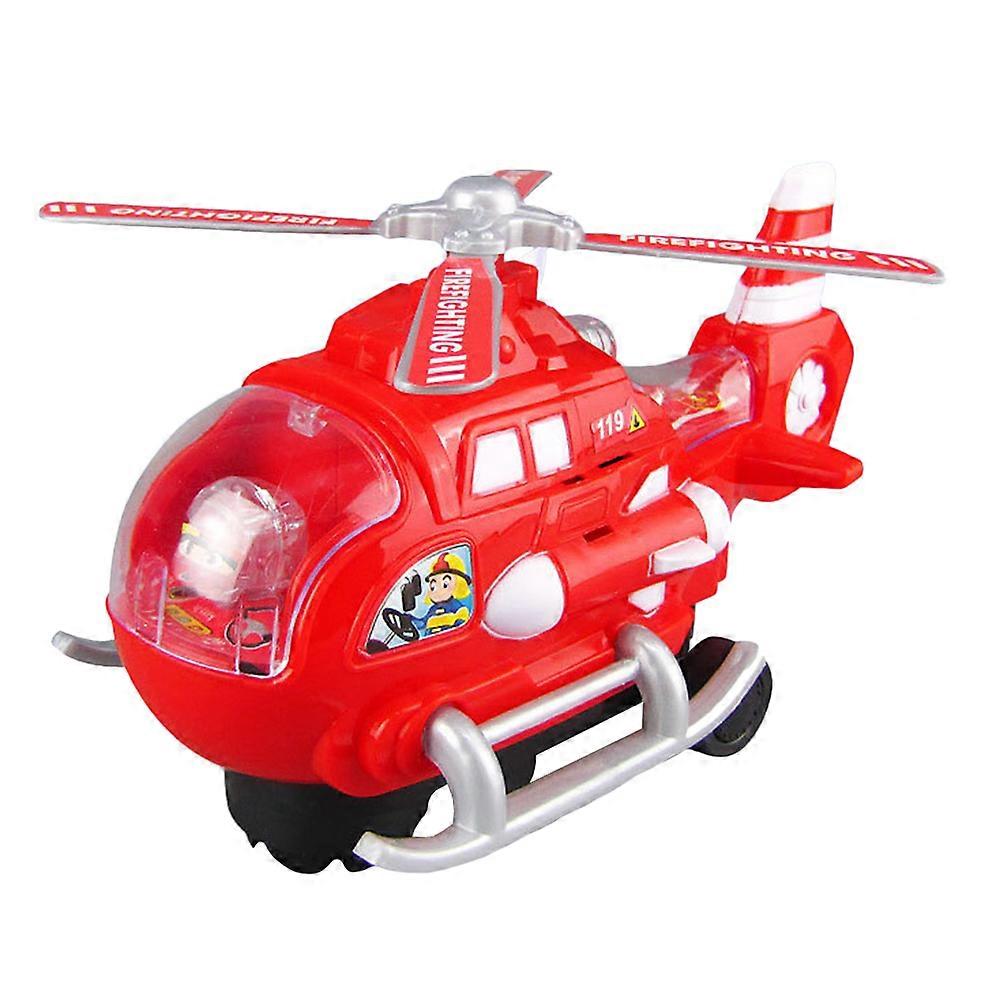 Electric Helicopter Toy for Decor with Musical Function for Kids