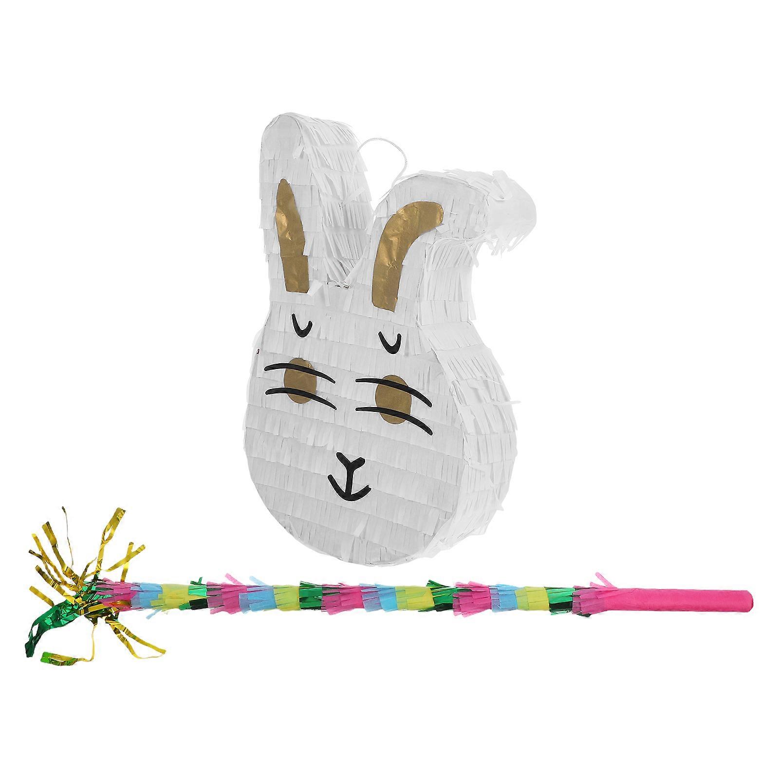Unique Easter Bunny Pinata Party Decoration For Children Assorted Color 3D Shape 1 Set