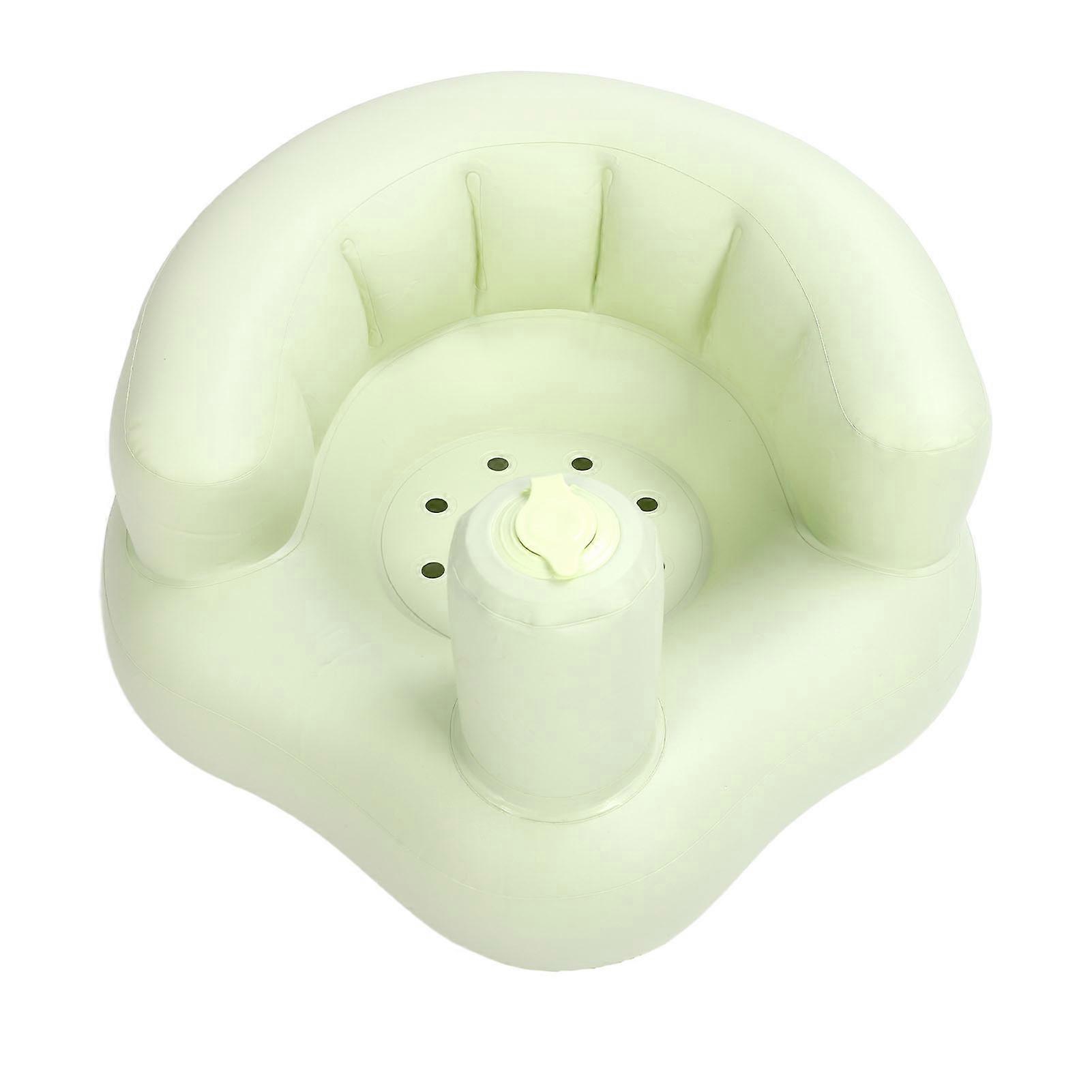 Baby Inflatable Couch PVC Cute Comfortable Portable Built in Pump Inflatable Chair for Bathing Eating Toy