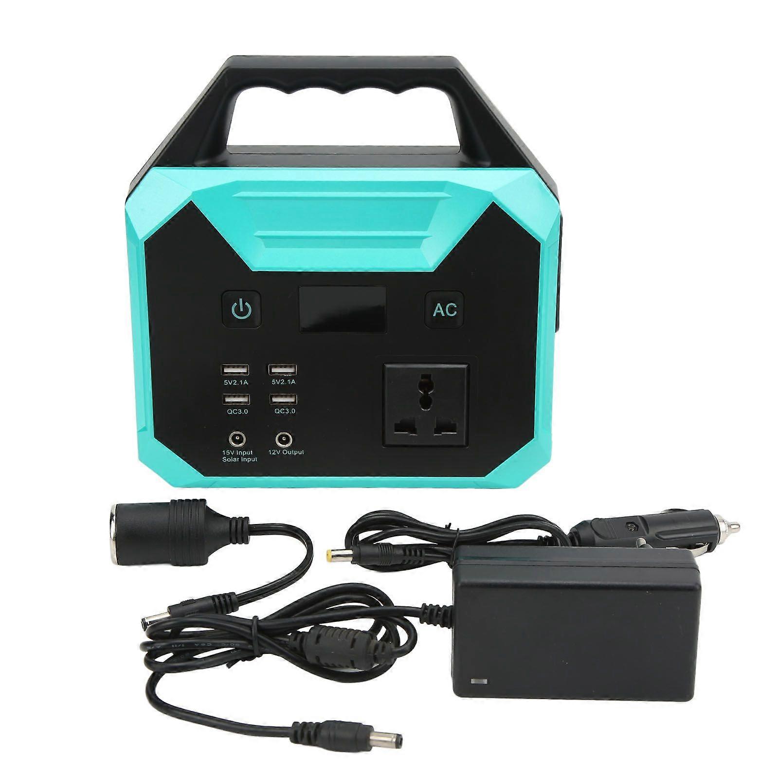 Portable power station 40800mAh with solar generator and EU plug