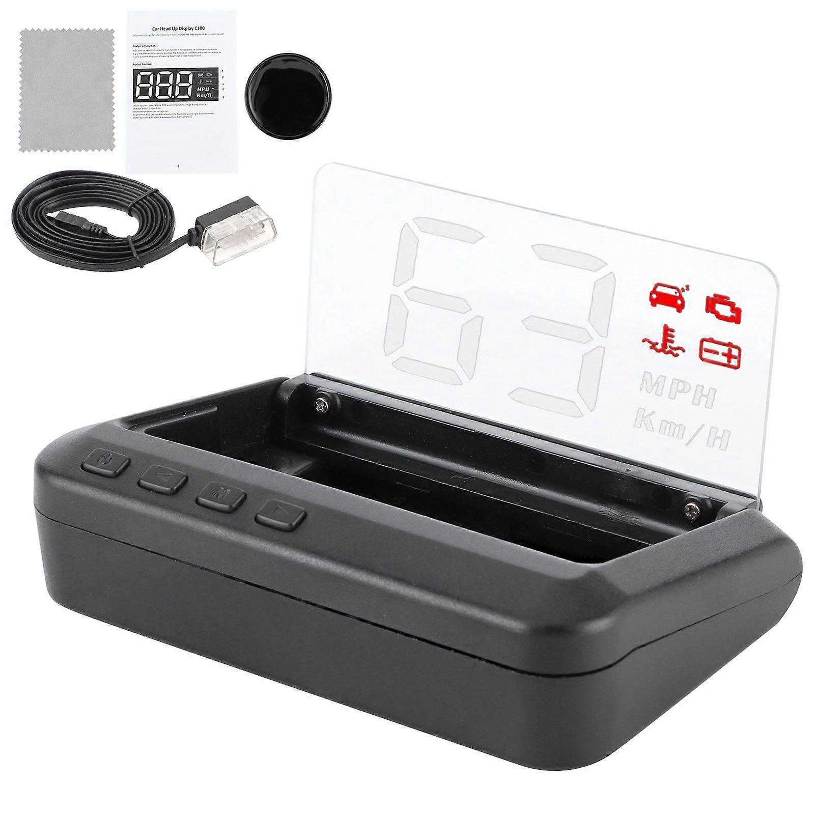 Multifunkčný monitor HUD 3palcový displej teploty vody