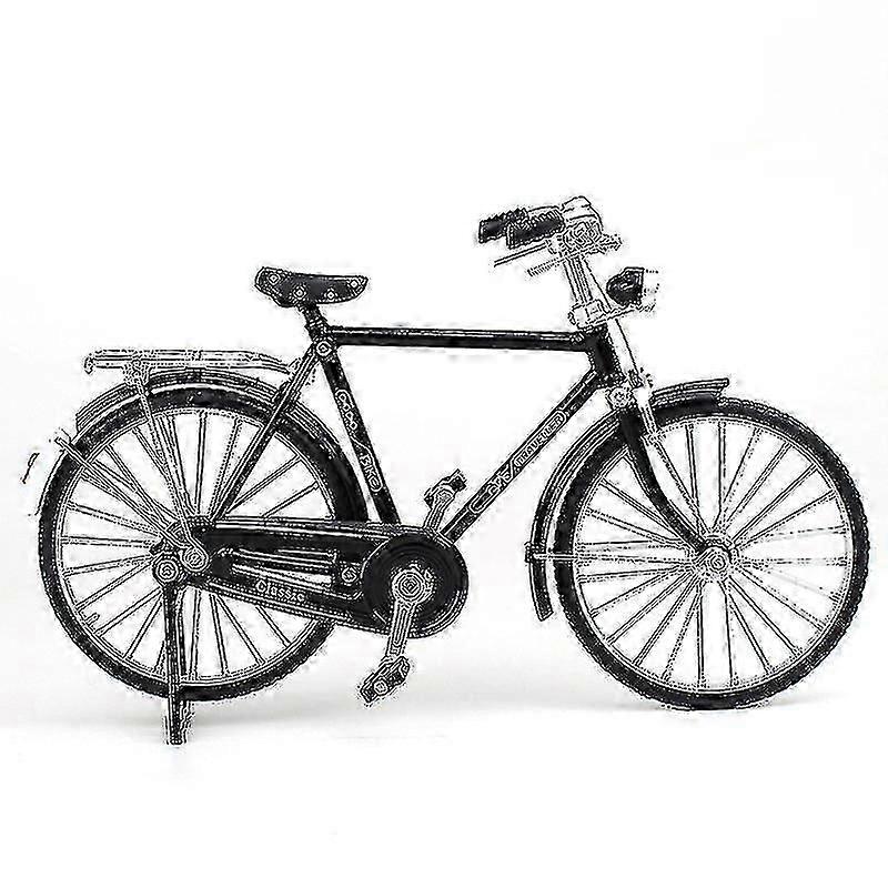 Alloy Classic Retro Bicycle Model Ornament 1:10 Scale