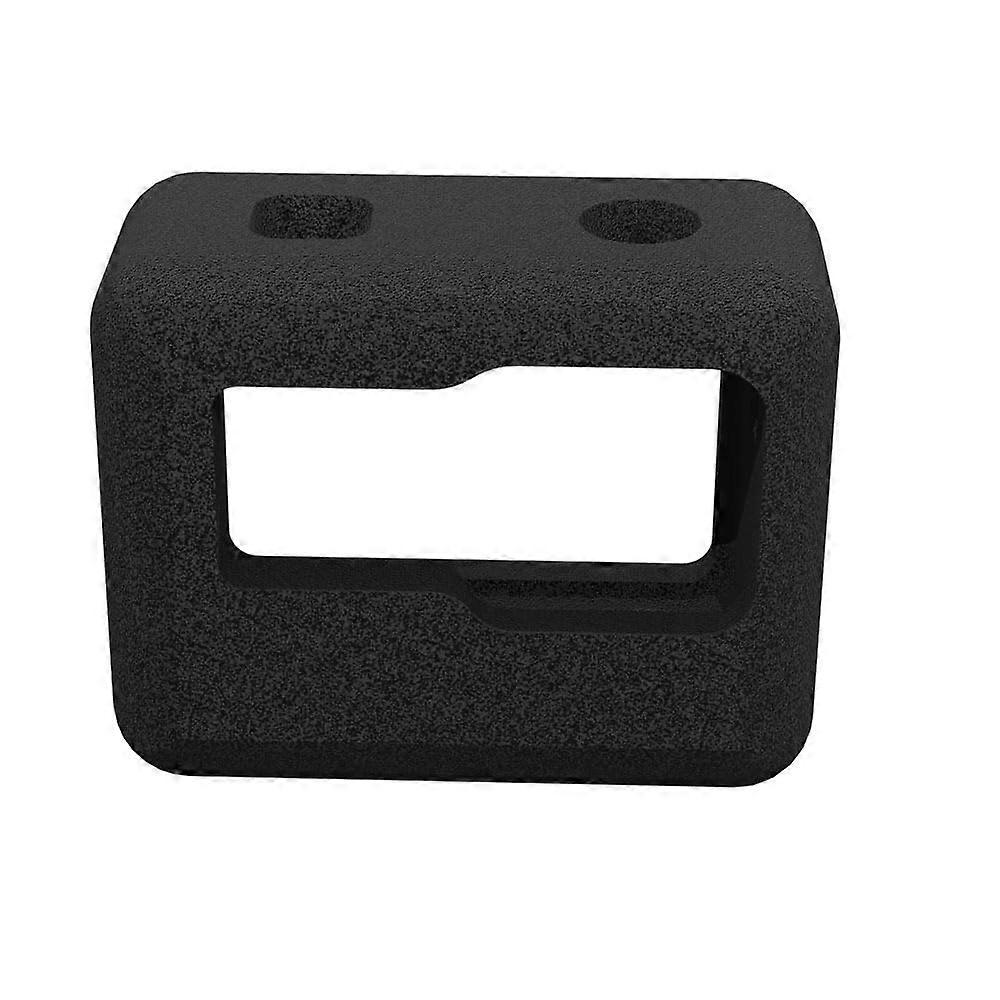 Black Windshield Noise Reduction Drop Proof Camera Accessory for Insta360 Ace Sportkamera