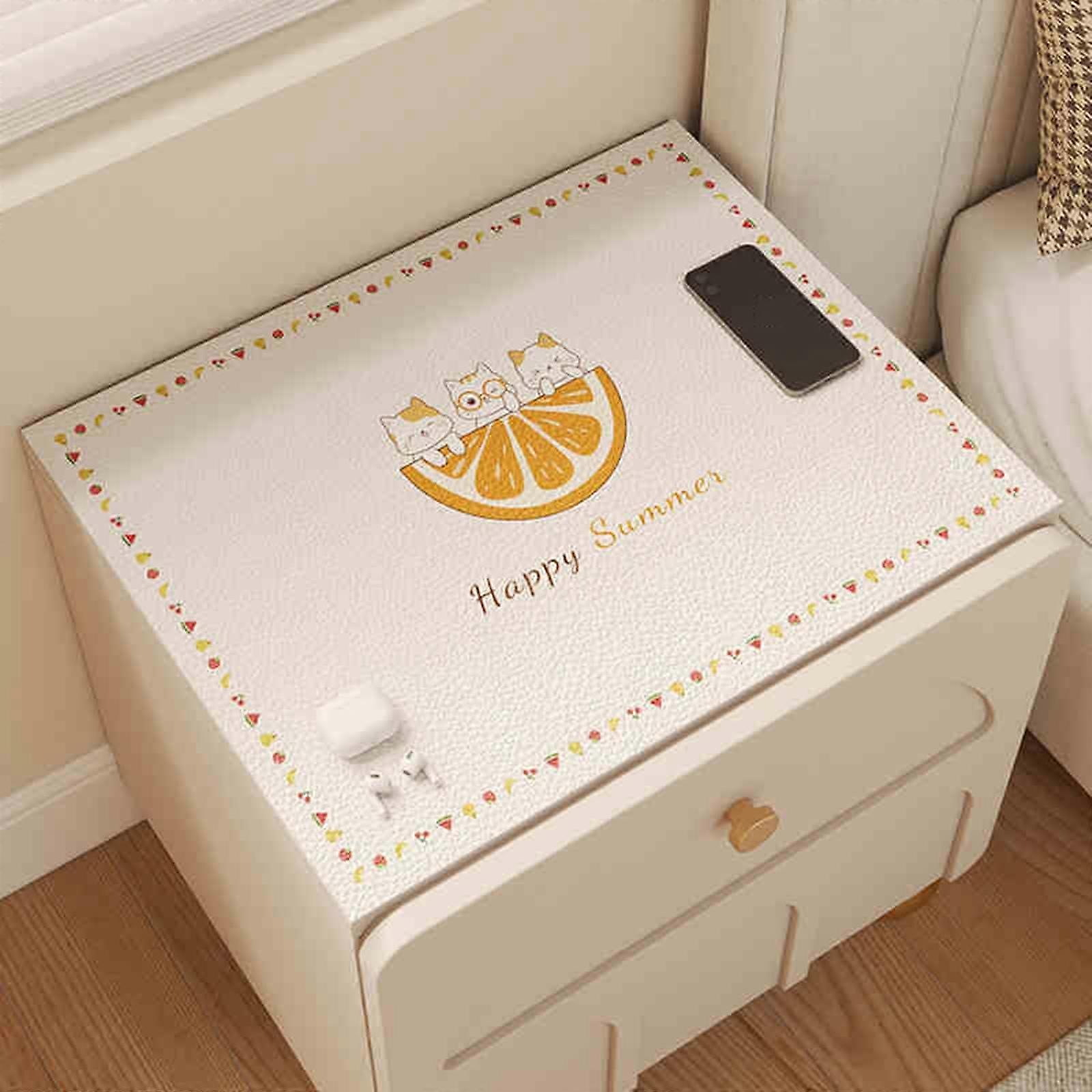 Washer Top Cover Drainer Mat 40x60cm, Absorbent Dryer Protector Mat, Anti-Slip Dustproof Laundry Room Accessory