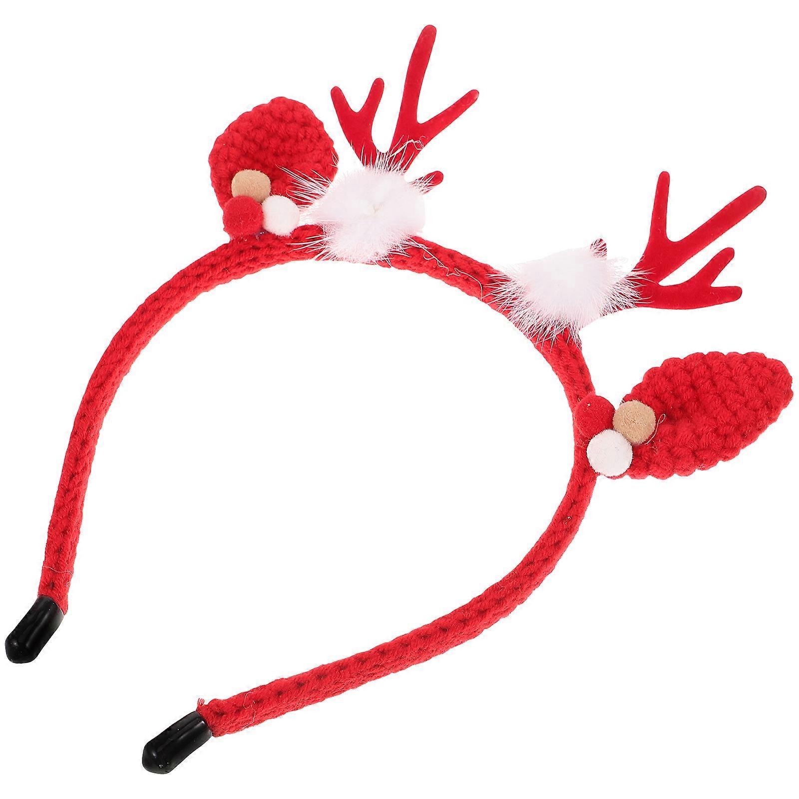 Elk Antler Headband Girls Cosplay Photo Shoots Woodland Style 20X16Cm Comfortable Fabric 1Pack