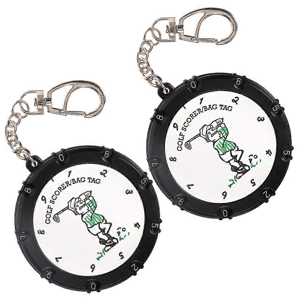 Mini Portable Golf Counter For Golf Games Golfing Enthusiasts 6.3X3X0.5In Handheld 2Pcs