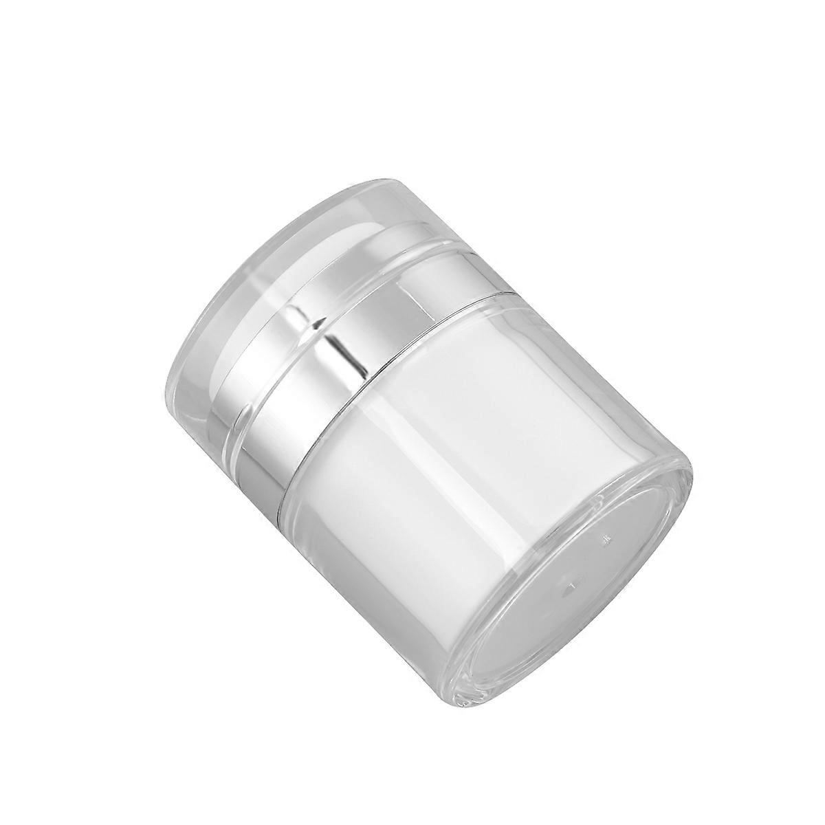 White Plastic Cream Bottles for Storage Durable and Leak Proof Design Great for Travel and Daily Use 30g