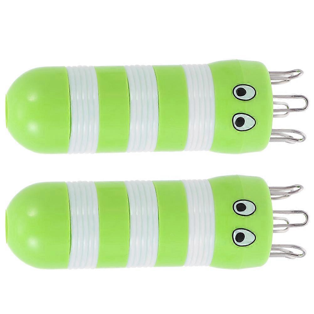 Spool Knitting Machine 2Pcs Practical Knitting Tool For Home Use Light Green Hexagonal Bee Shape DIY Handmade Projects