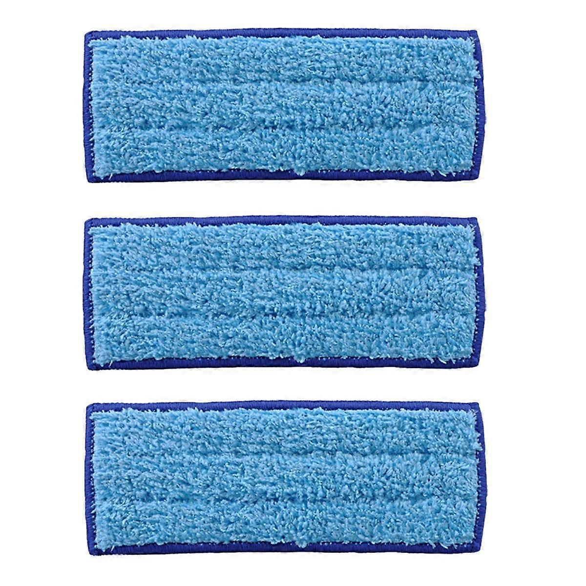 3 Pack Washable Mopping Pads ,for Jet 240 241 ,Blue