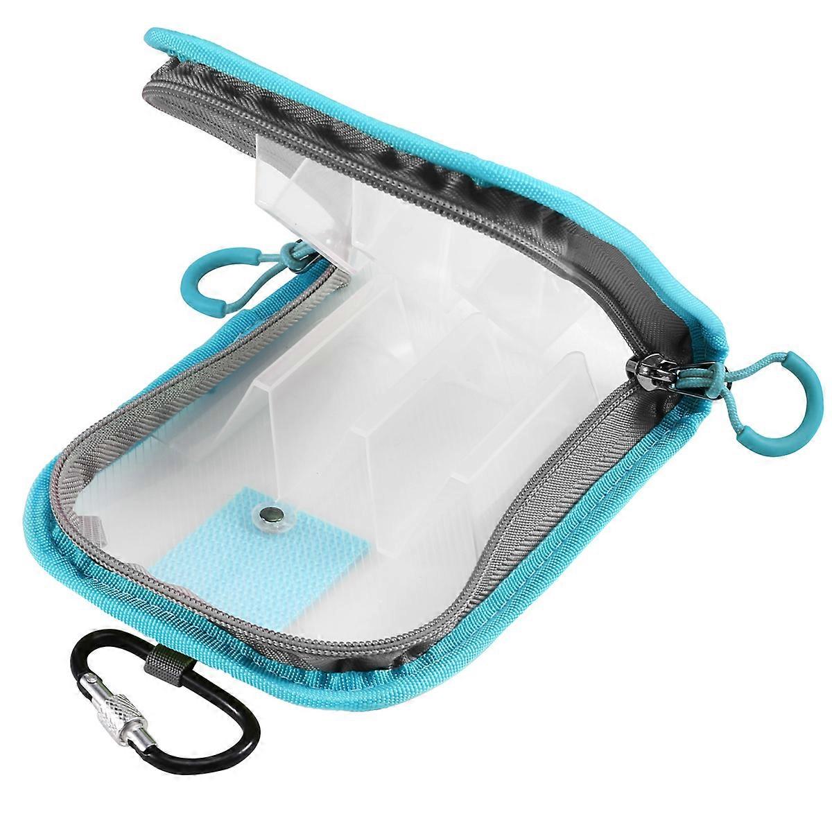 Fishing Lure Wrap Clear Lure Covers for Rod Fabric Hook Light Blue