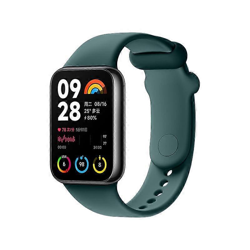 Compatible with Xiaomi Smart Band 9 Pro / 8 Pro Silicone Strap with Secure Buckle