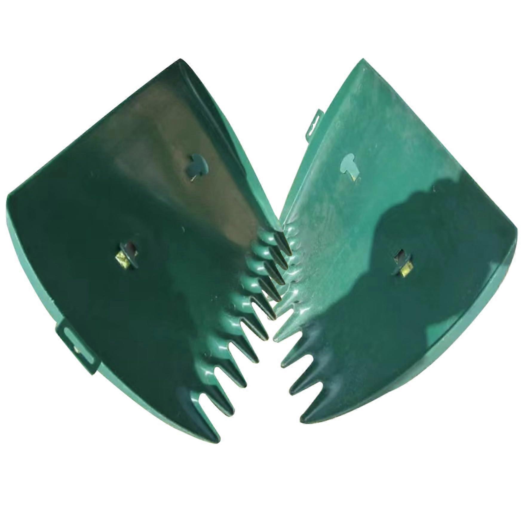 Leaf Gripper 2 Pack - Plastic Leaf Shovel Tool With Handles, 13.4 x 10.2 Inches, Reusable Garden Tool