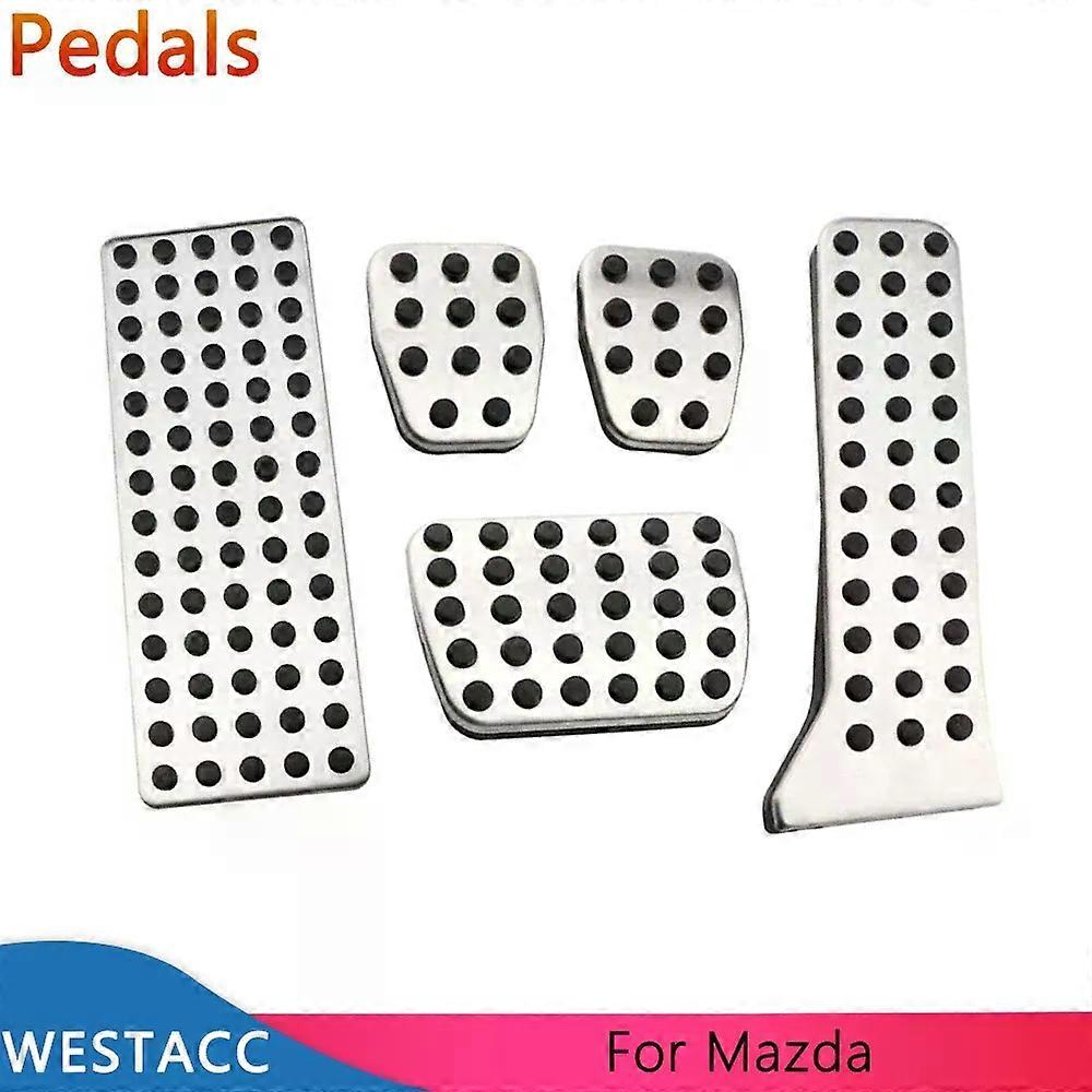 Car Pedals Gas Brake Rest Pedal Cover for Mazda CX-3 CX-4 CX-5 CX-8 CX-9 CX3 2014-2021 CX5 2012-2021 CX8 2017-2021 CX9 2016-2020