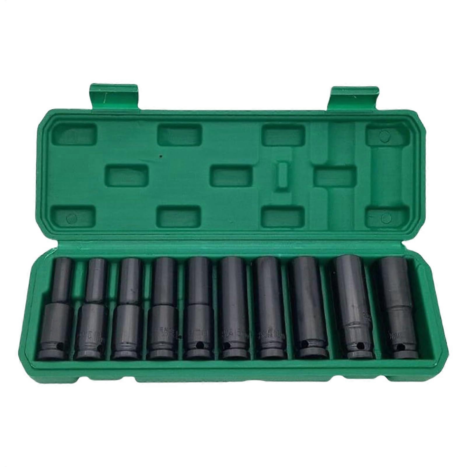 Socket Wrench Set Portable Drive Kit Durable Adjustable Socket Wrench Tool for Workshop and Automotive