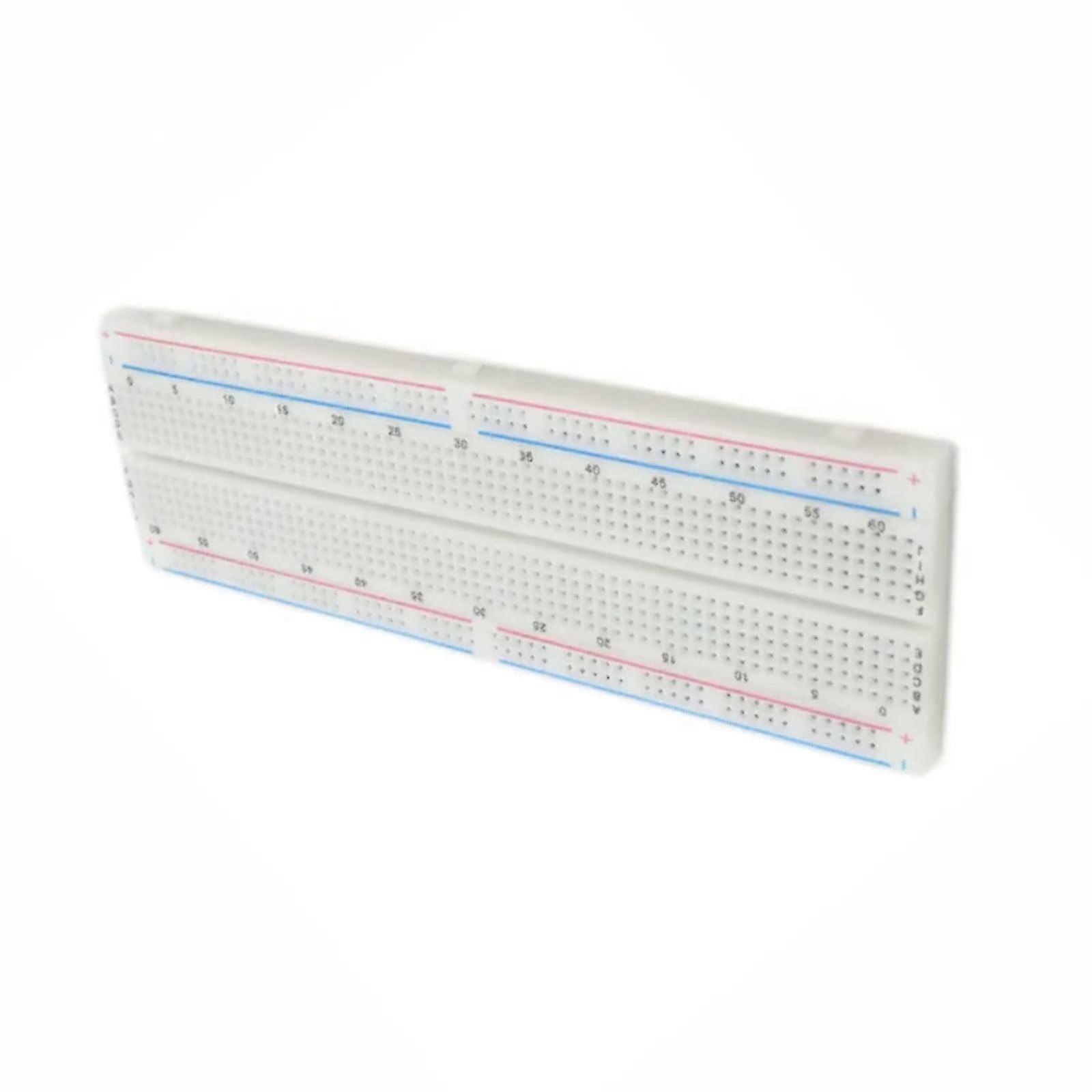 Versatility Points Breadboard 830 Tie Points, 5x7 Inch Size for Easy Electronic Component Connection and Testing Projects