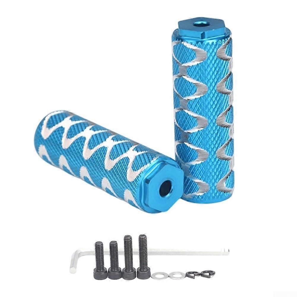 Robust Aluminum Alloy Bike Pegs for Mountain Biking, Compatible with Various Models ( for PINK)