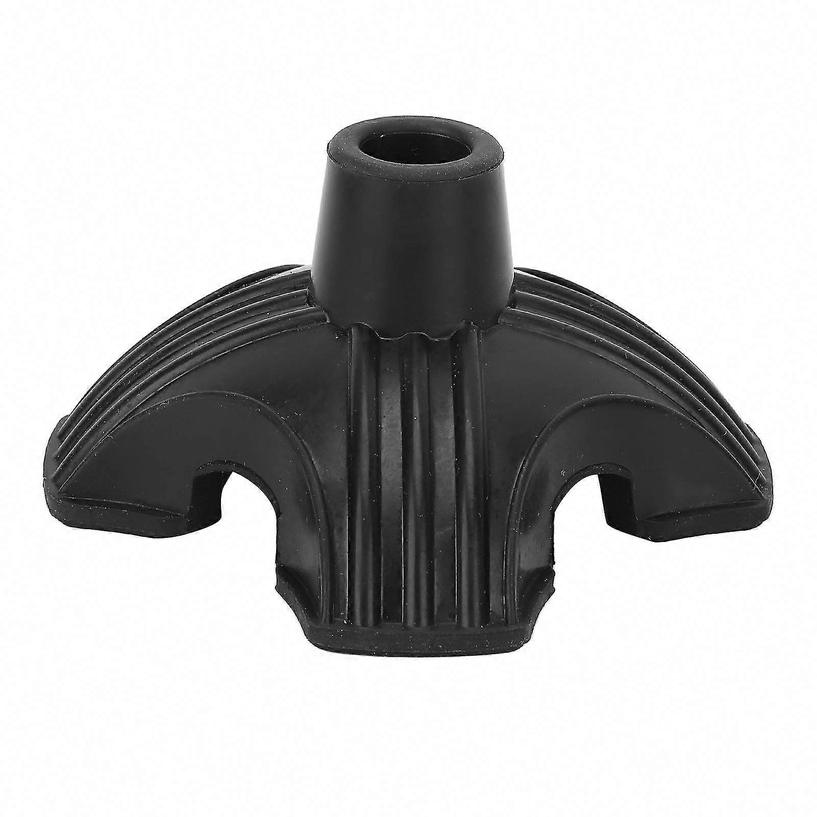 Slip-Resistant Quad Cane Tips - Durable Thickened Rubber Replacement for Stability & Support