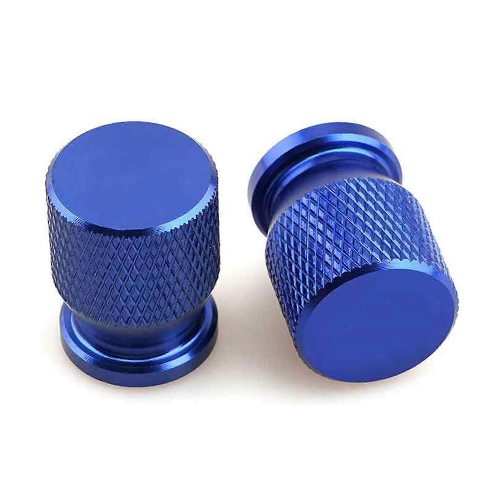 Motorcycle Valve Caps for CB125R CB300R CB650R, Aluminum Tire Stem Caps B Blue
