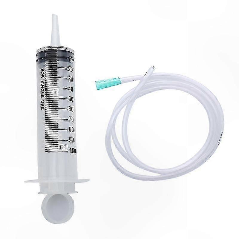 100ml Reusable Syringe with 1m Tube for Feeding and Measuring Applications