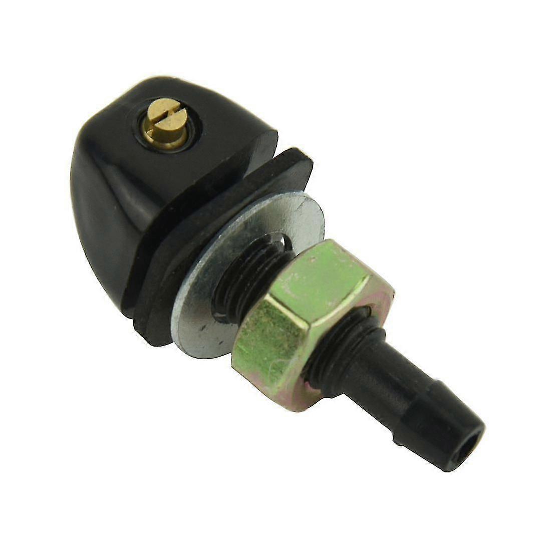 2 pcs Black Plastic Car Front Windshield Washer Spray Nozzle For Pair